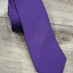 ETON Purple Nailhead Silk Tie